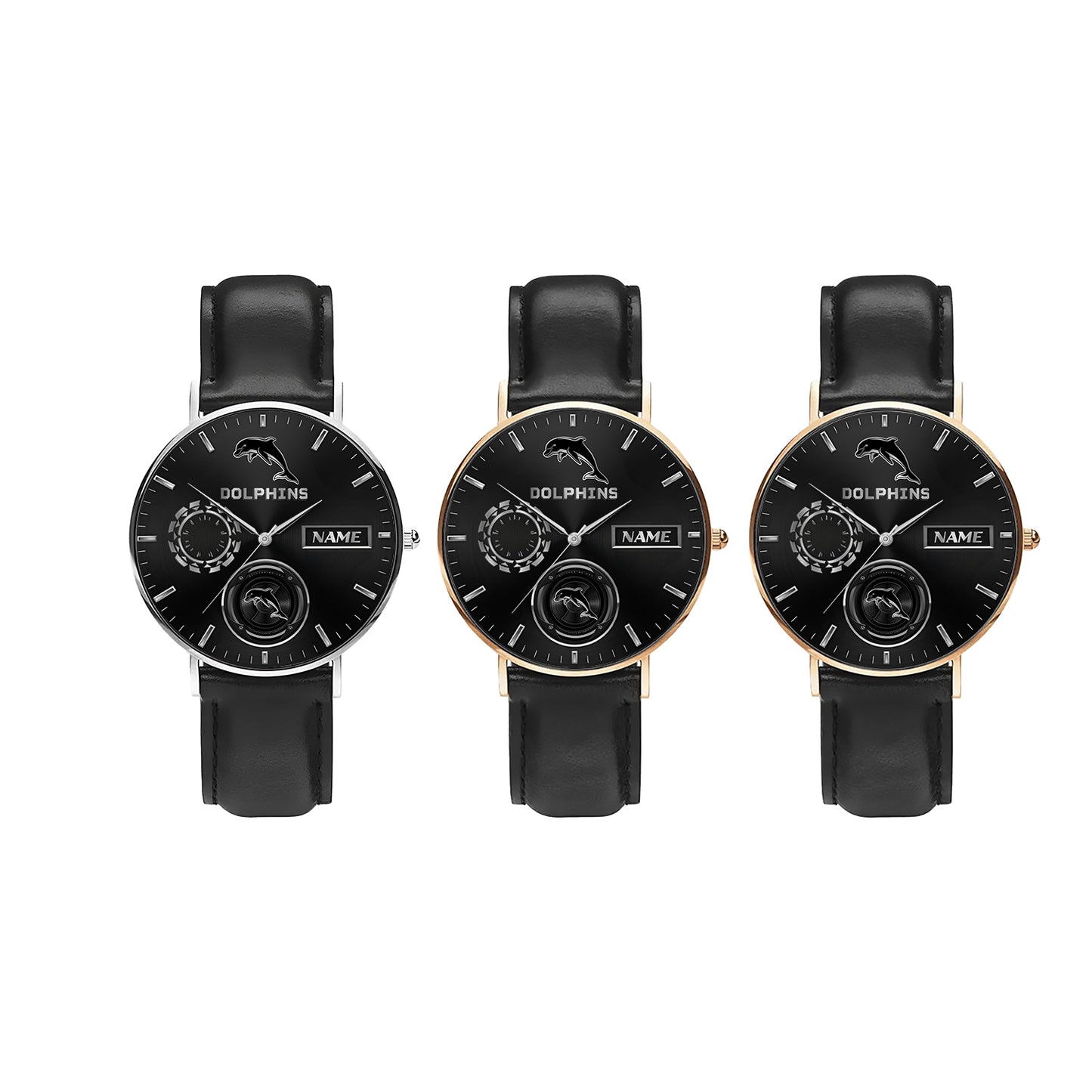 DOL Personalized Custom Stitched Leather Watch 2