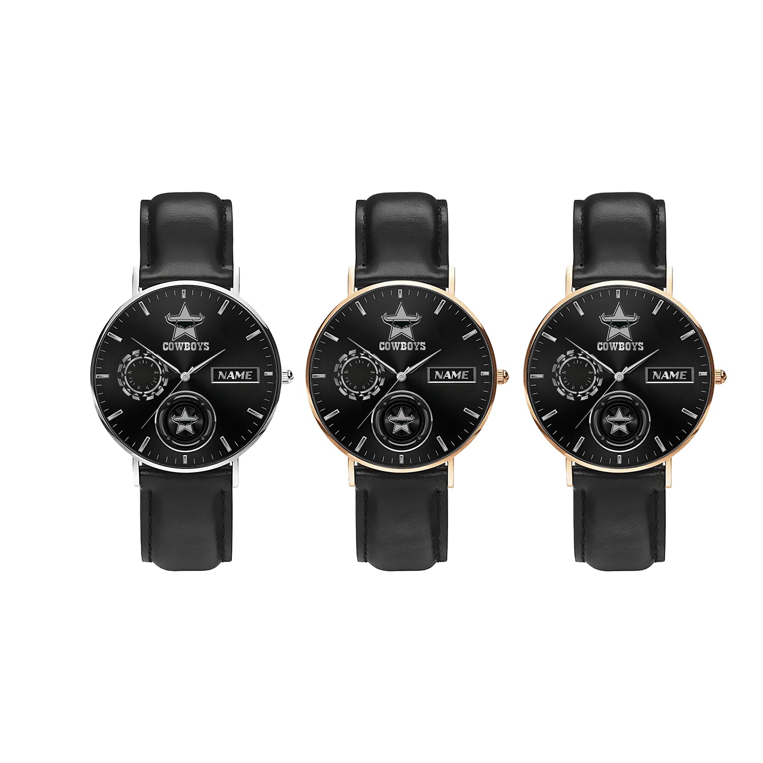 NQL Personalized Custom Stitched Leather Watch 2