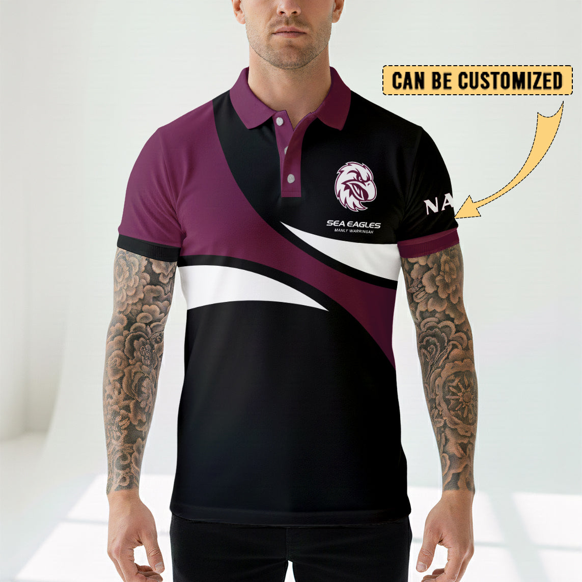 MAN Personalized Custom Polo Shirt 7