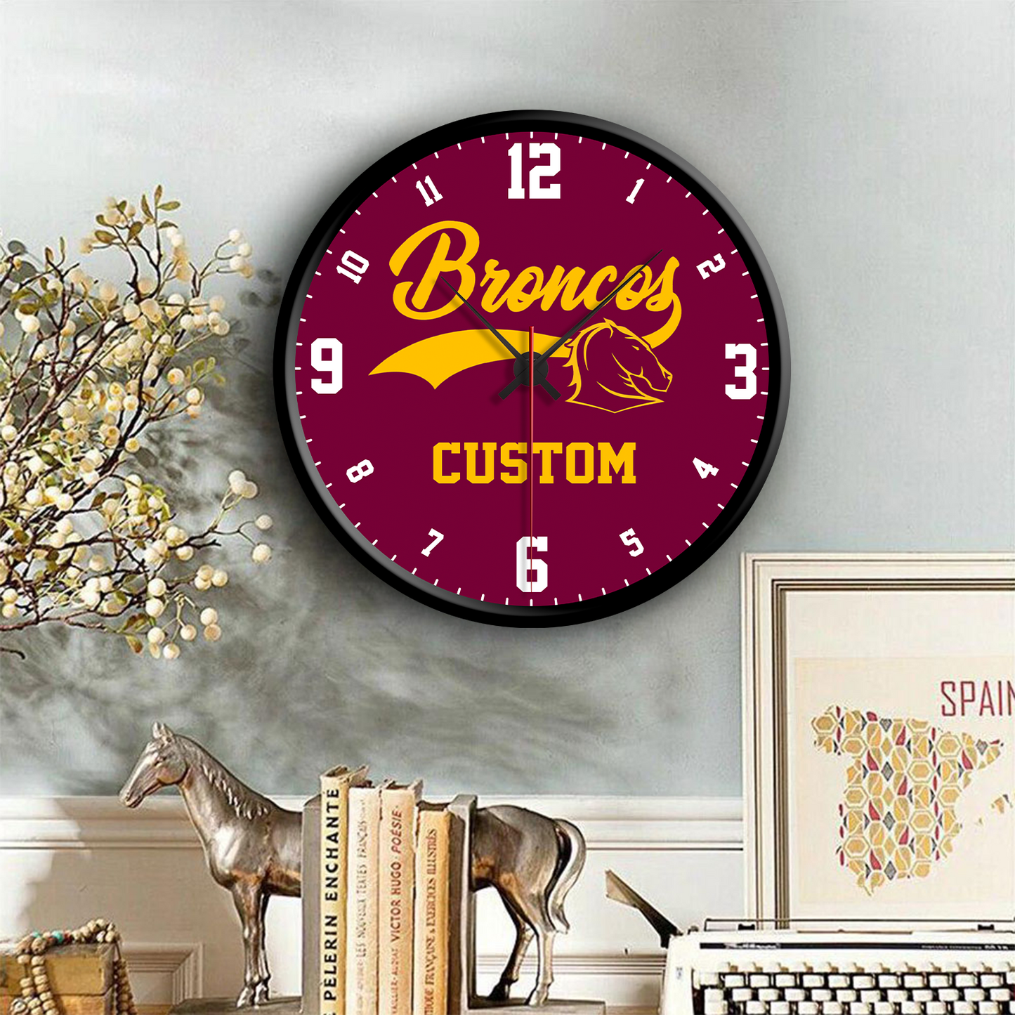 BRI Personalized Custom Wall Clock