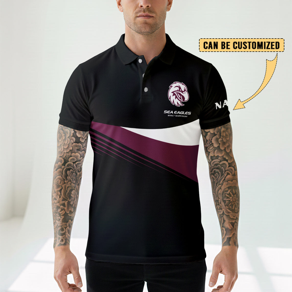 MAN Personalized Custom Polo Shirt 9