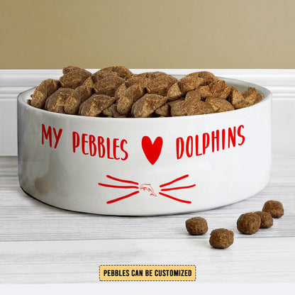 DOL Personalized Custom Ceramic Pet Bowl 1