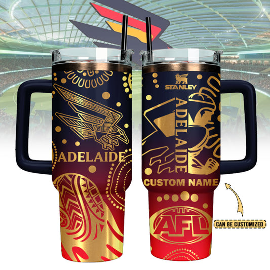 ADE Personalized Custom 40oz 30oz Stainless Steel Tumbler With Handle