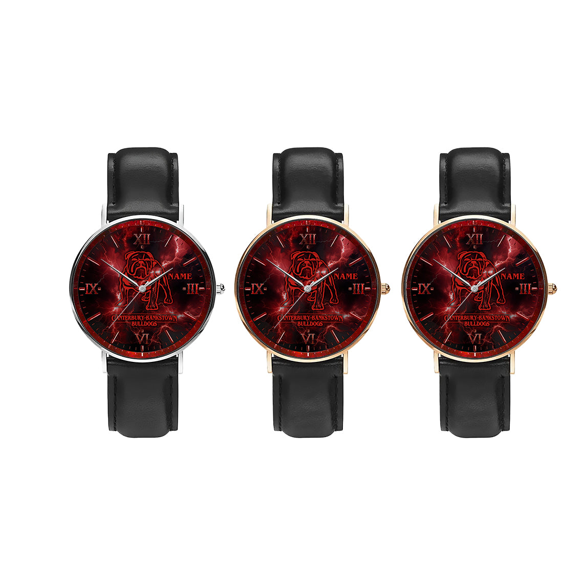 CBY Personalized Custom Stitched Leather Watch 3