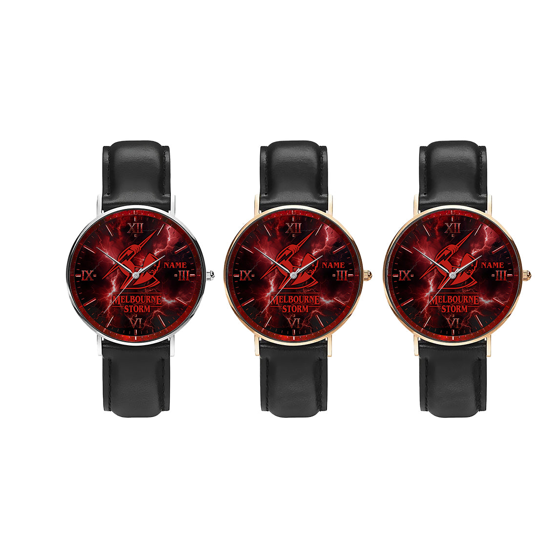 MEL Personalized Custom Stitched Leather Watch 3