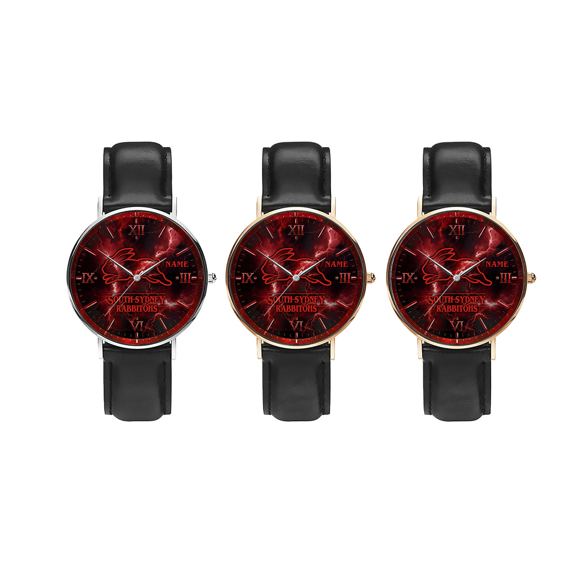 SOU Personalized Custom Stitched Leather Watch 3