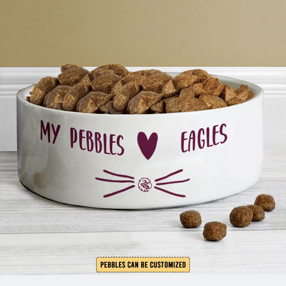 MAN Personalized Custom Ceramic Pet Bowl 1