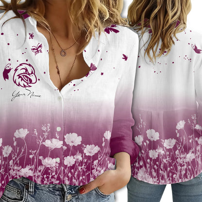 MAN Personalized Custom Women's Casual Shirt 2