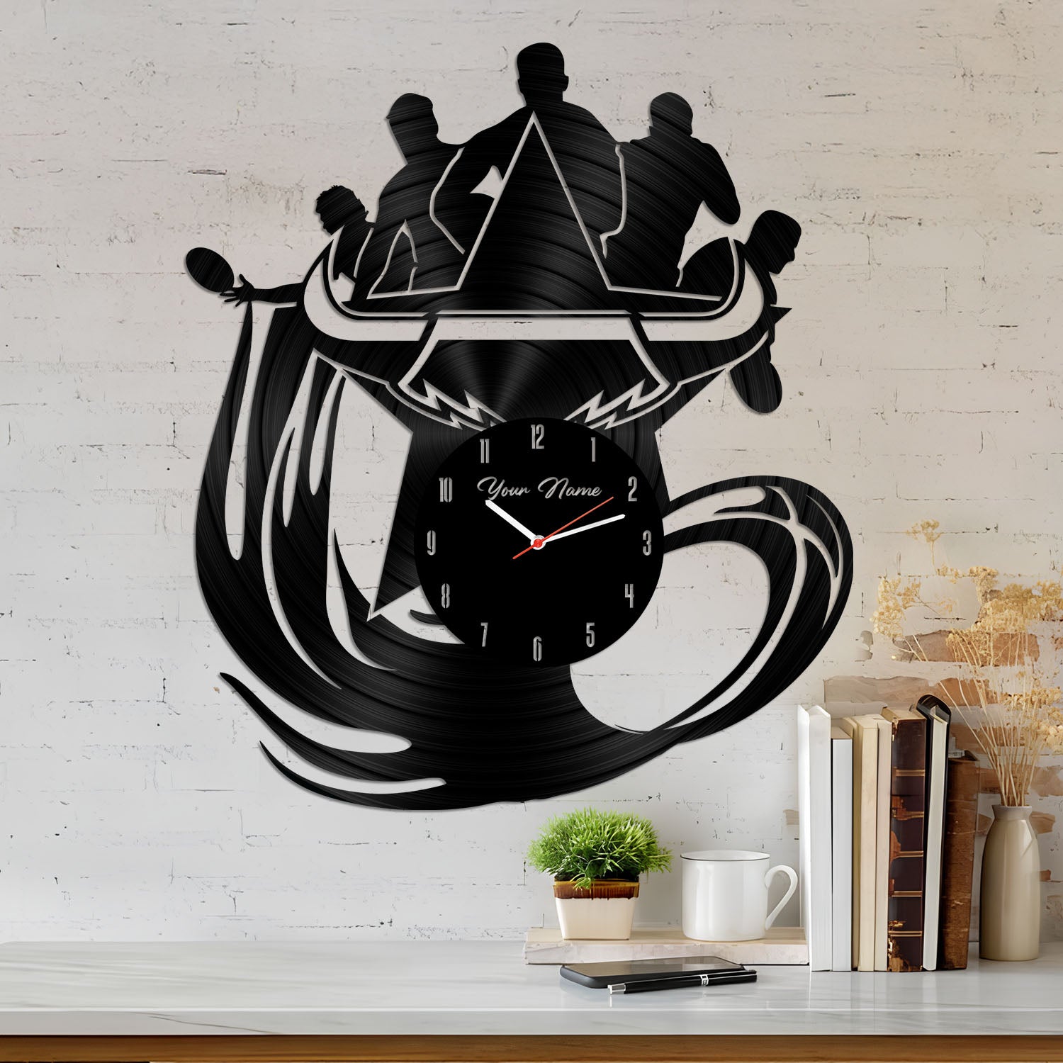 NQL Personalized Custom Vinyl Clock With Led For Home