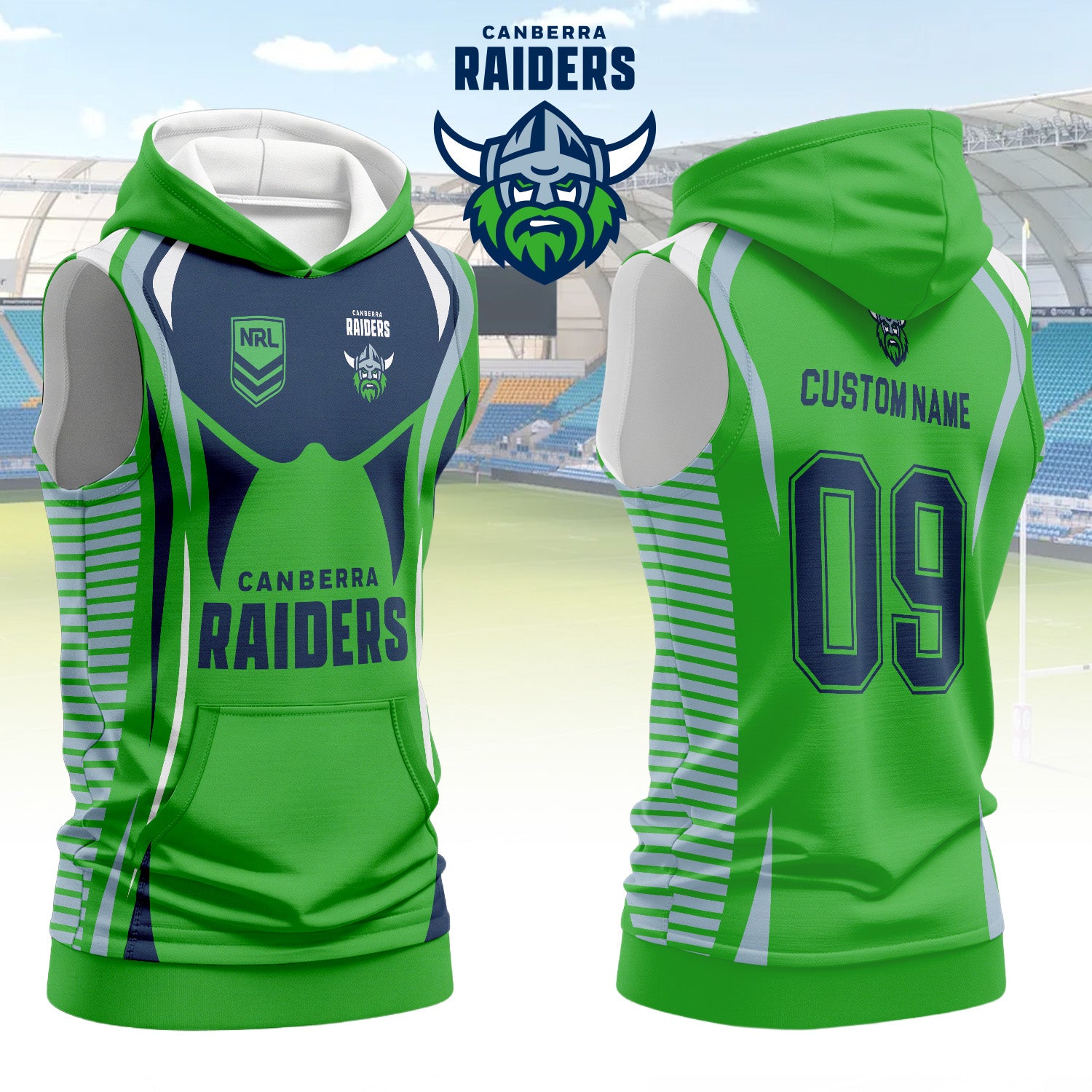 CAN Personalized Custom Hooded Tank Top