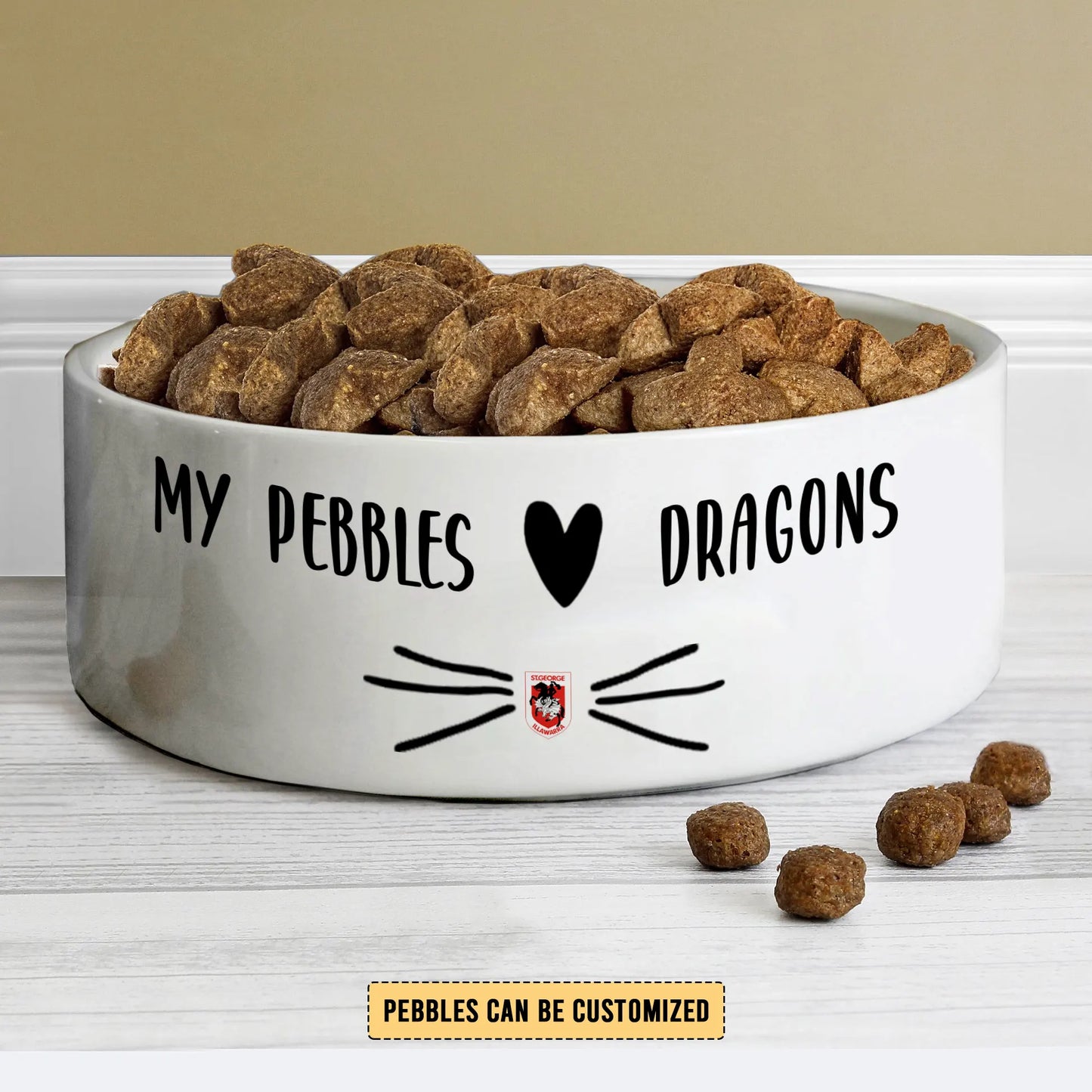 STG Personalized Custom Ceramic Pet Bowl 1