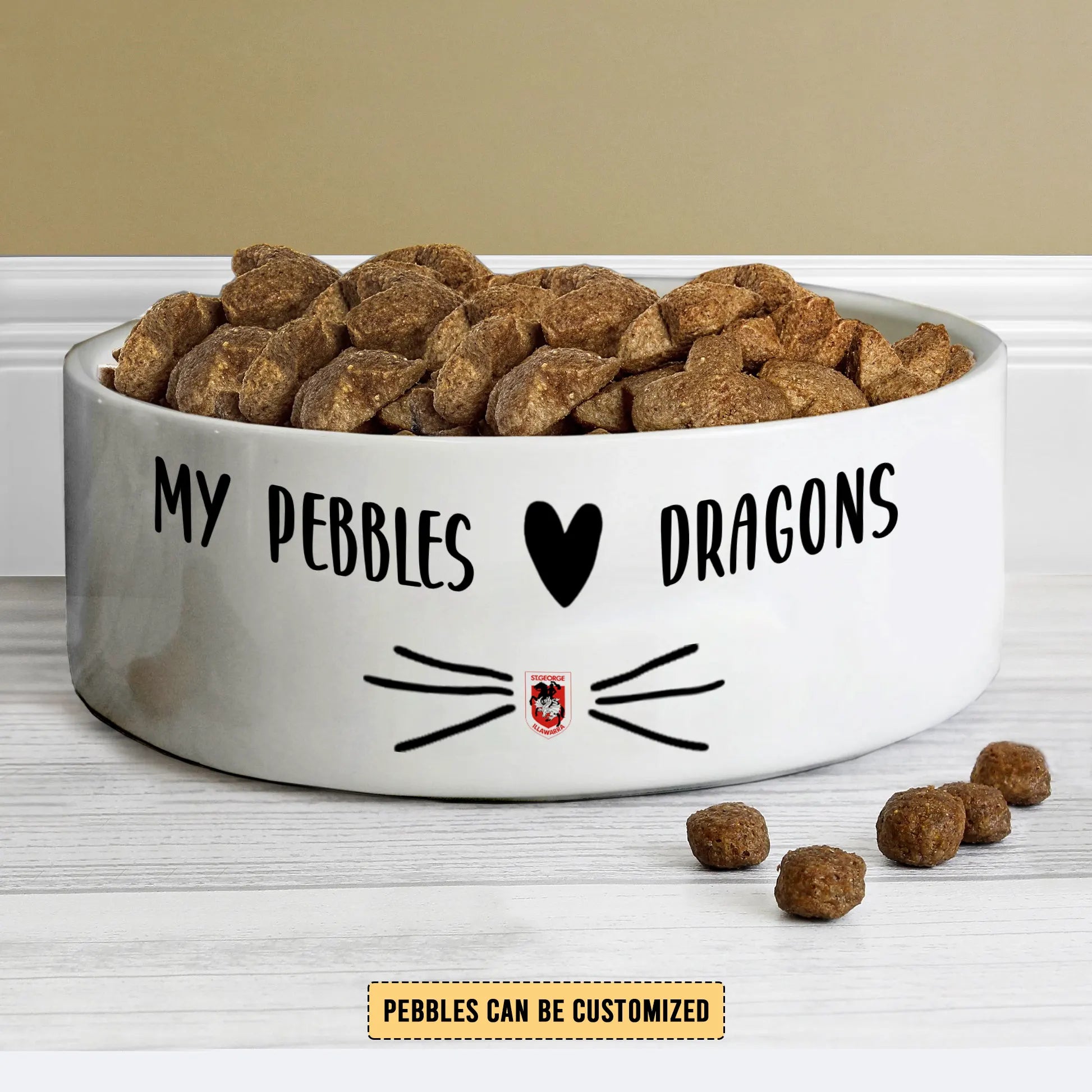 STG Personalized Custom Ceramic Pet Bowl 1