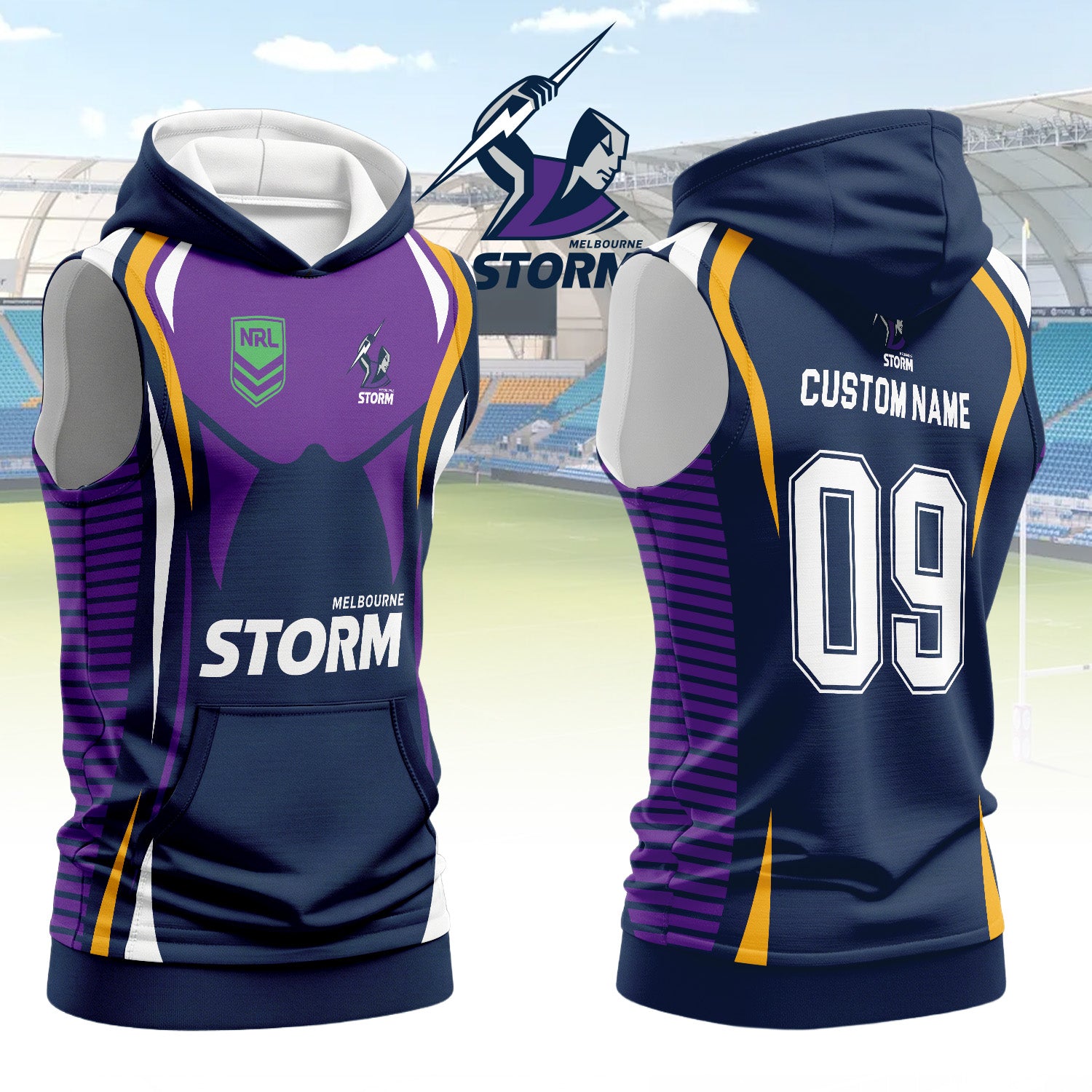 MEL Personalized Custom Hooded Tank Top