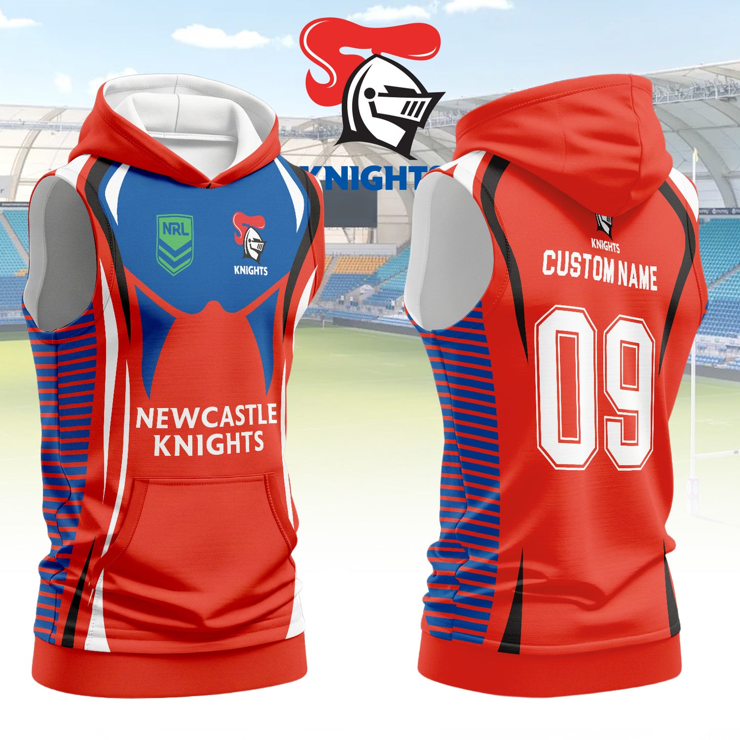 NEW Personalized Custom Hooded Tank Top