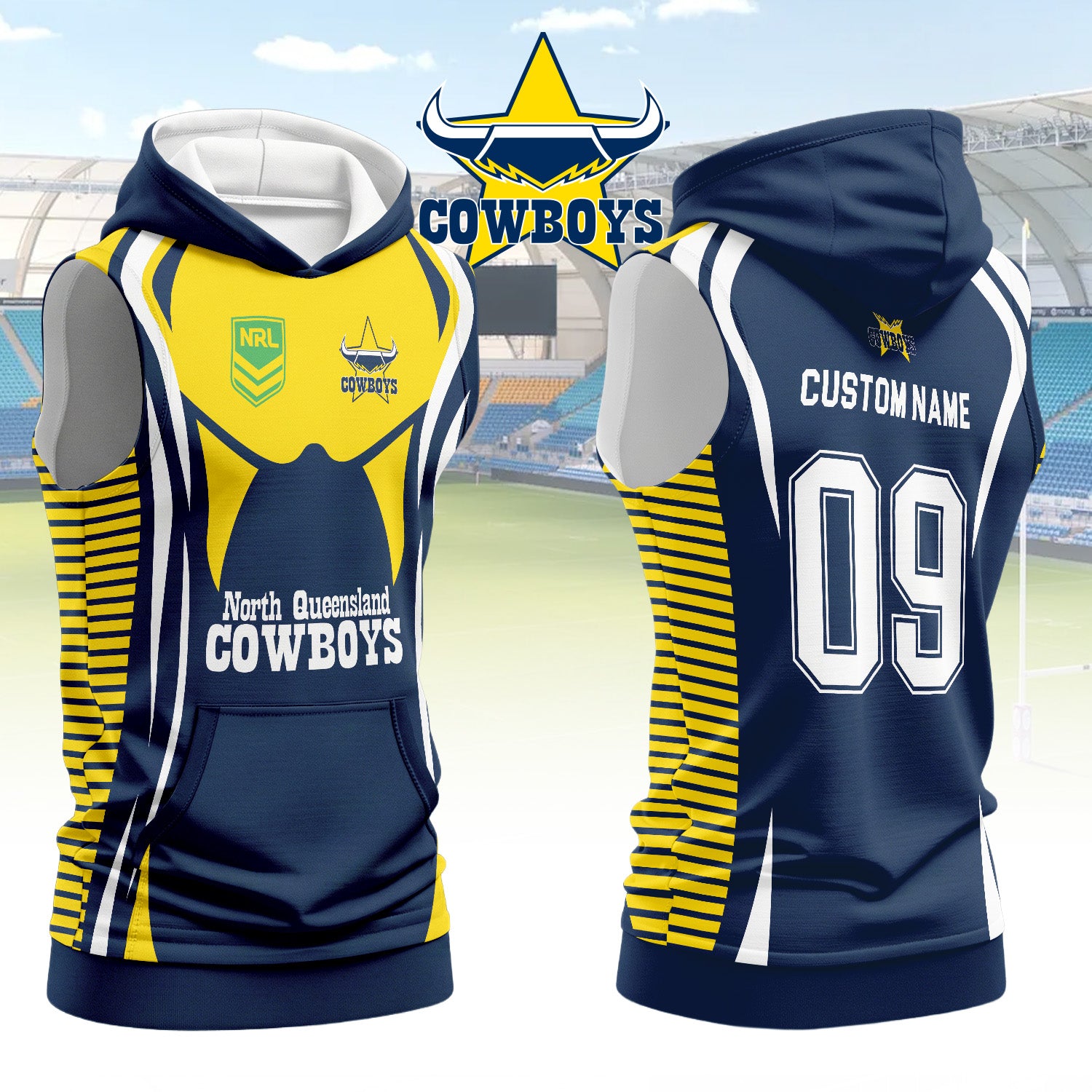 NQL Personalized Custom Hooded Tank Top