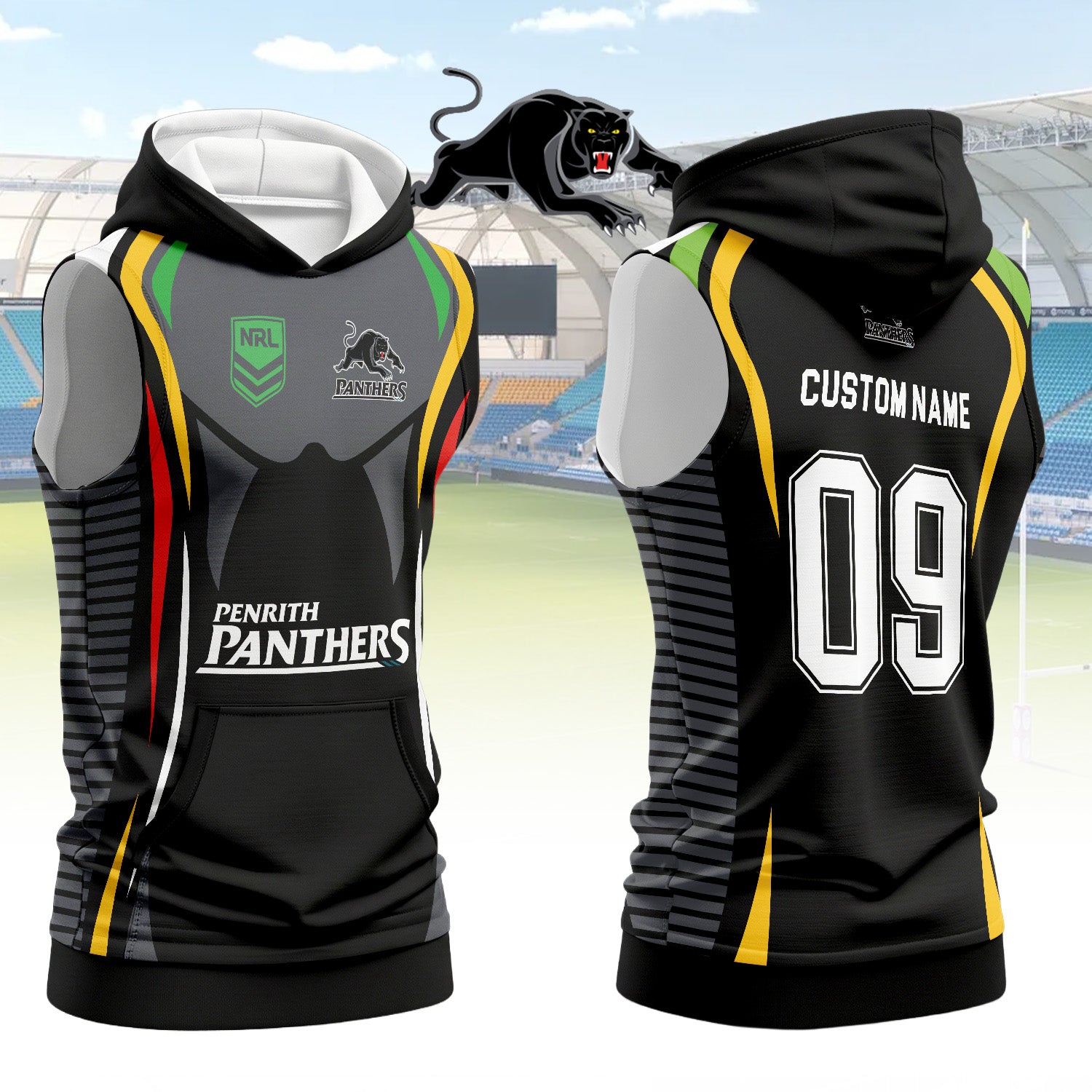 PEN Personalized Custom Hooded Tank Top