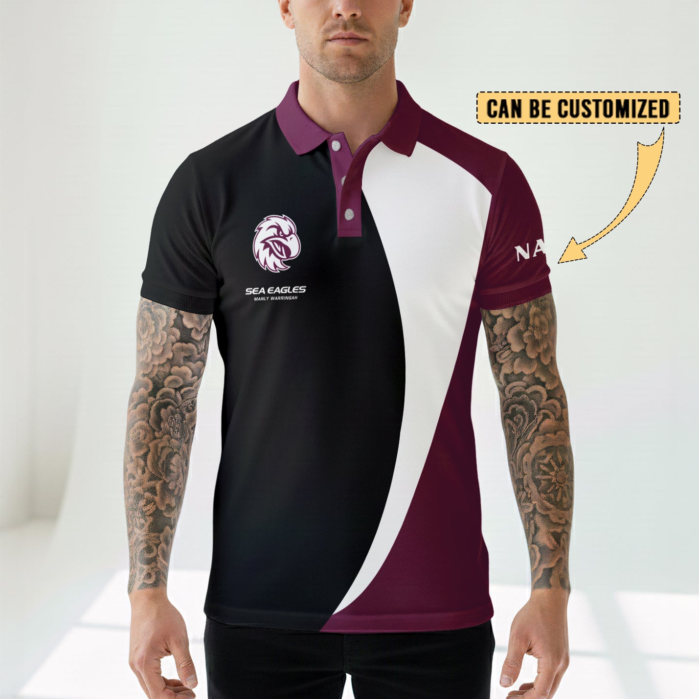 MAN Personalized Custom Polo Shirt 10