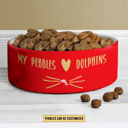 DOL Personalized Custom Ceramic Pet Bowl 2