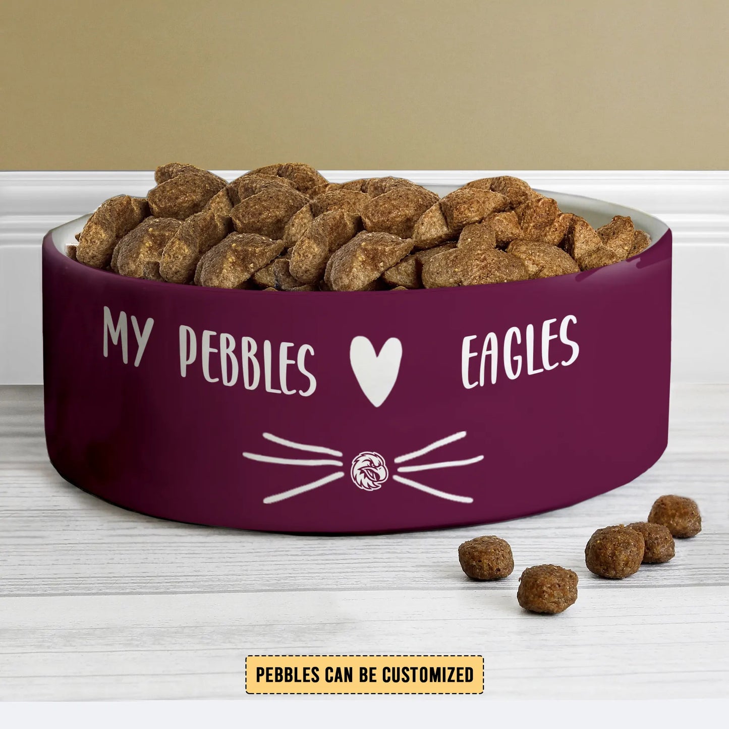 MAN Personalized Custom Ceramic Pet Bowl 2