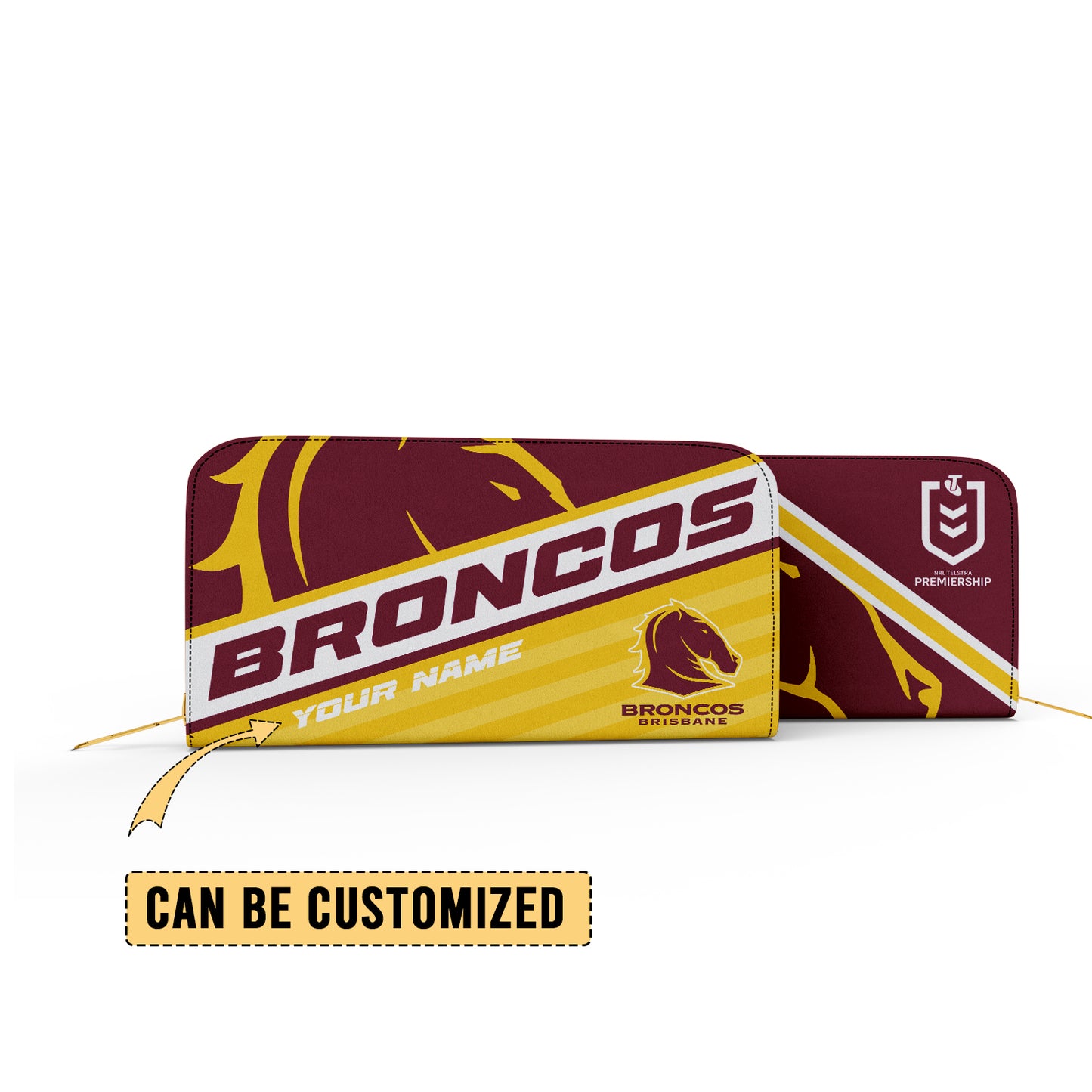 BRI Personalized Custom Clutch Purse