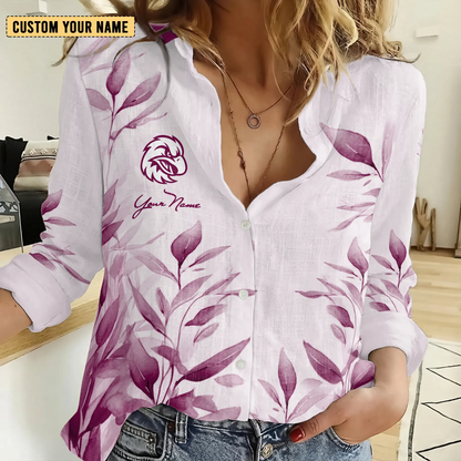 MAN Personalized Custom Women's Casual Shirt 5