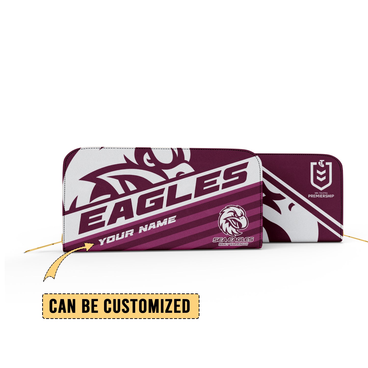 MAN Personalized Custom Clutch Purse