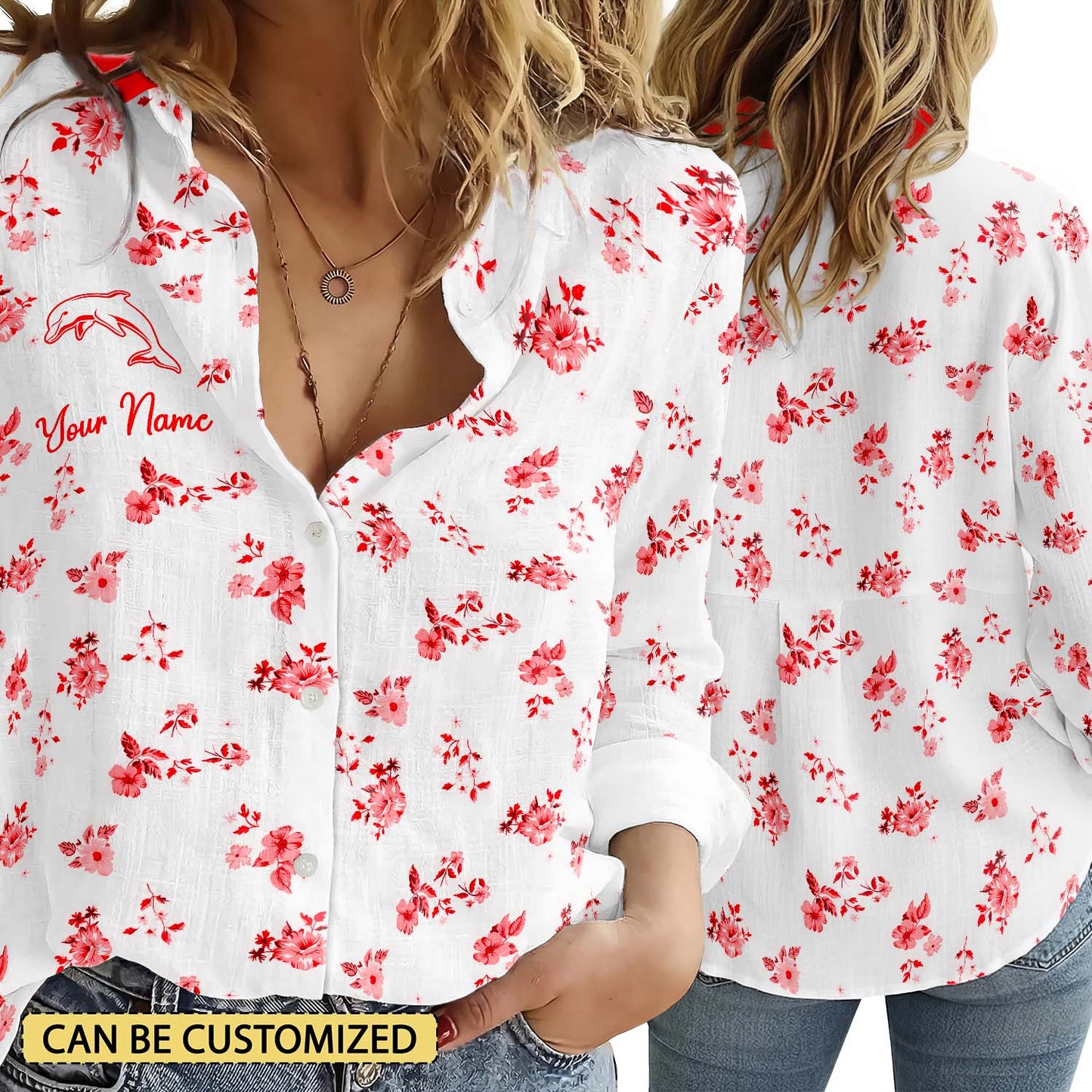 DOL Personalized Custom Women's Casual Shirt