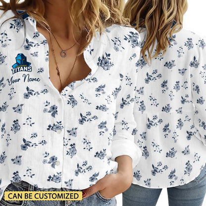 GLD Personalized Custom Women's Casual Shirt