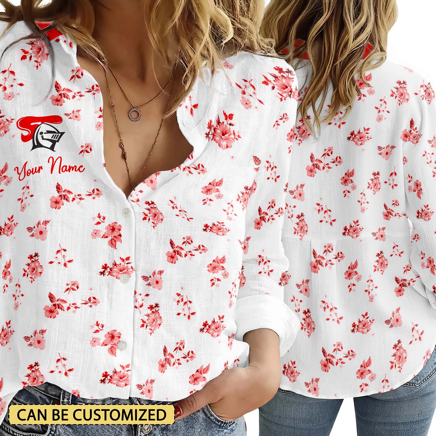 NEW Personalized Custom Women's Casual Shirt