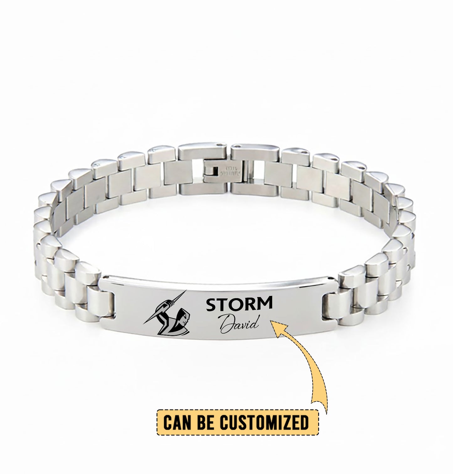 MEL Personalized Custom Stainless Steel Bracelet