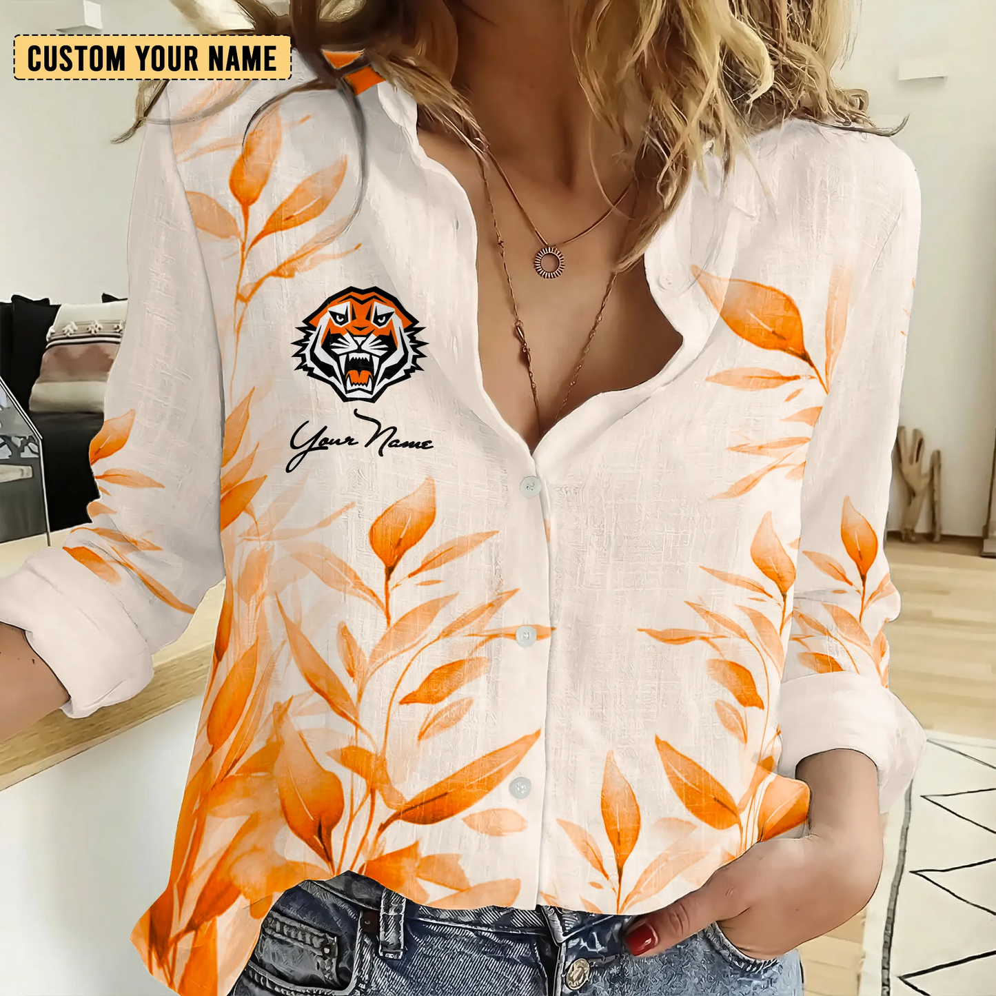 WST Personalized Custom Women's Casual Shirt 5