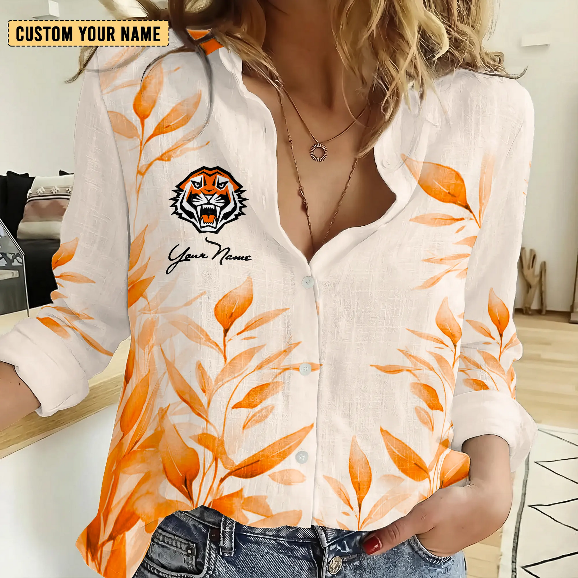 WST Personalized Custom Women's Casual Shirt 5
