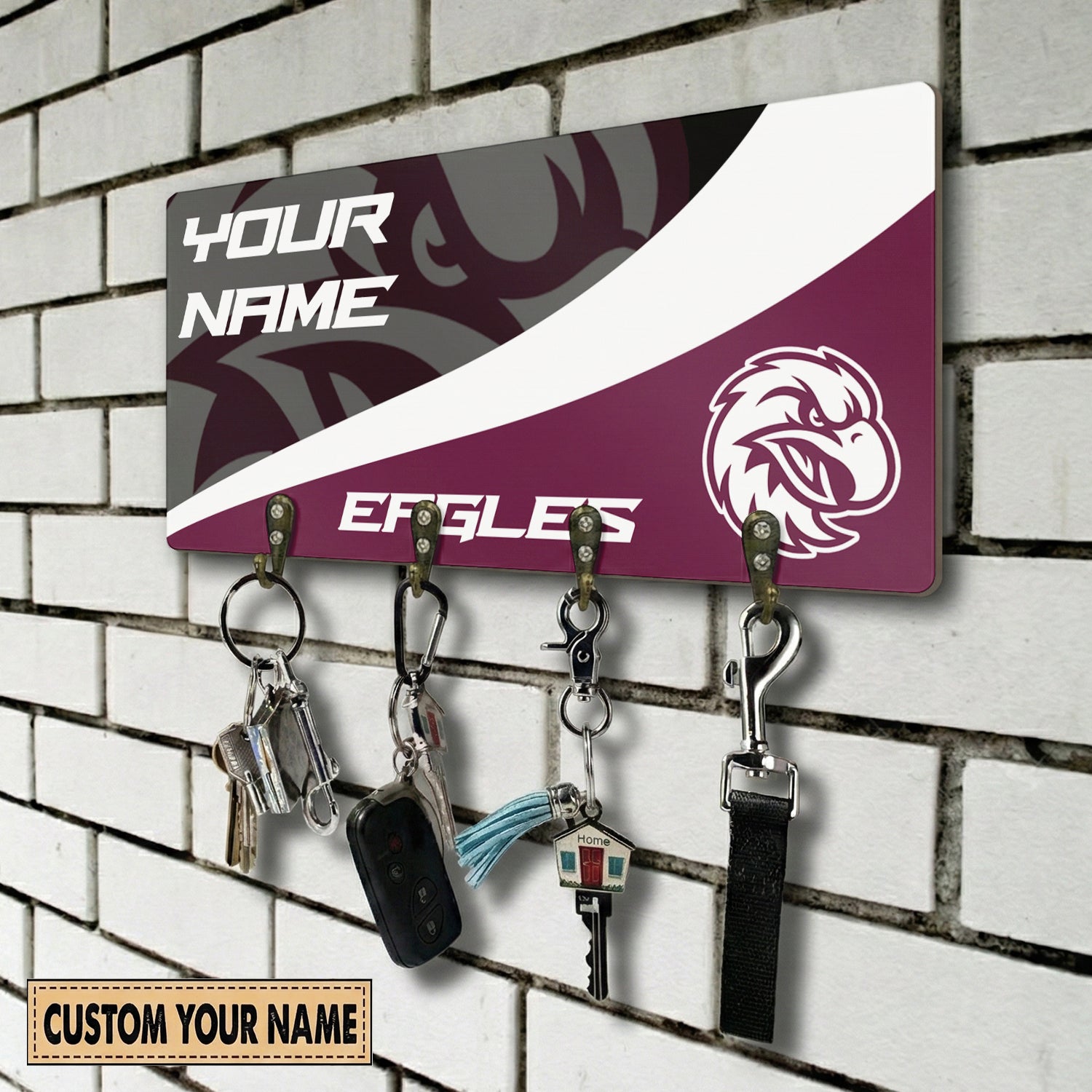 MAN Personalized Custom Key Holder 4