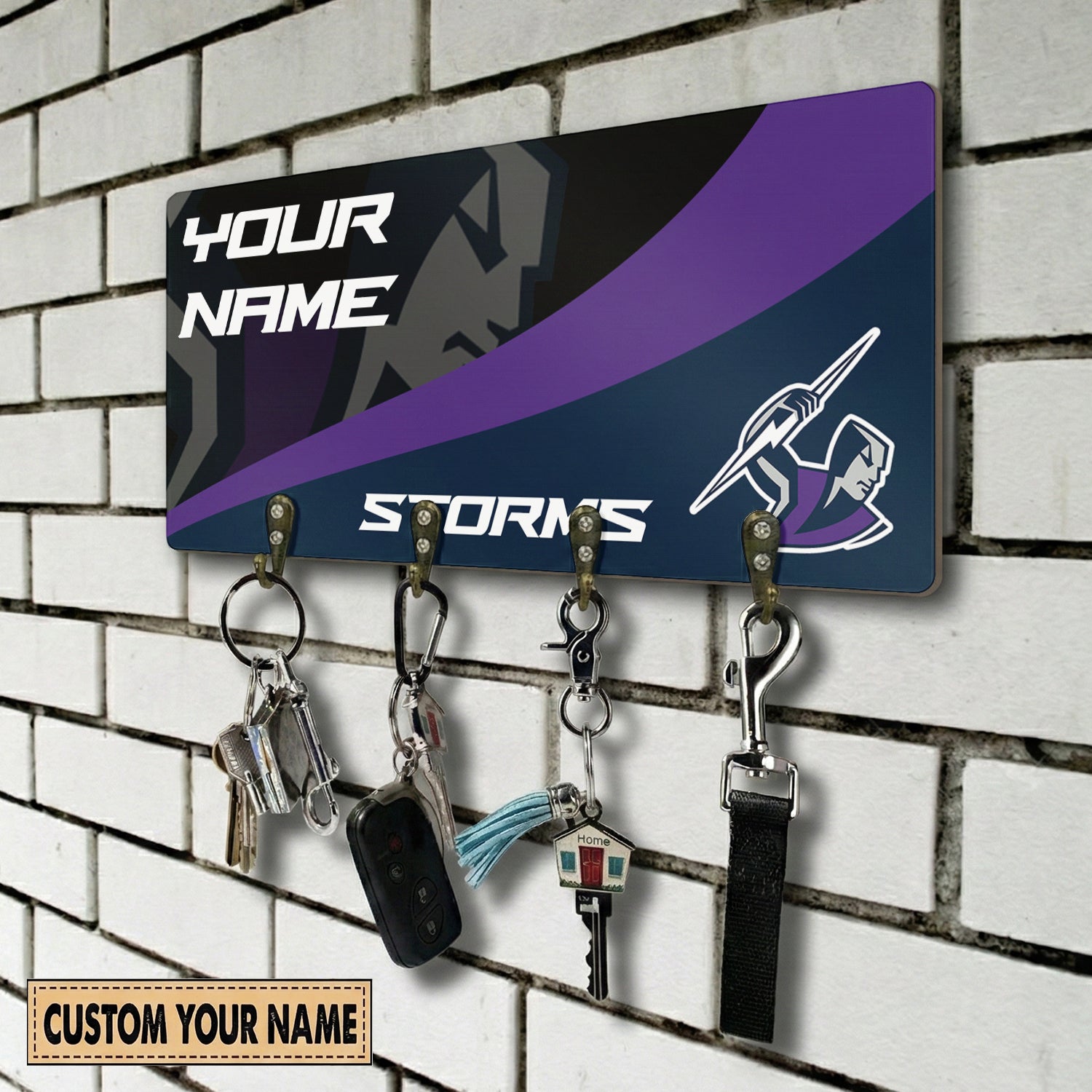 MEL Personalized Custom Key Holder 4