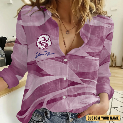 MAN Personalized Custom Women's Casual Shirt 6