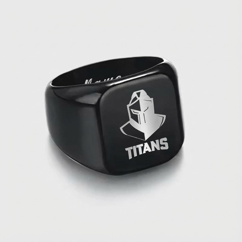 GLD Personalized Custom Stainless Steel Letters Engraved Ring