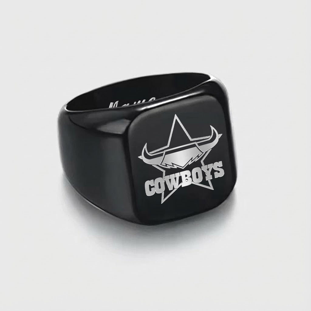 NQL Personalized Custom Stainless Steel Letters Engraved Ring