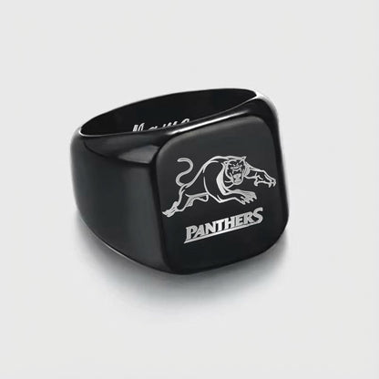 PEN Personalized Custom Stainless Steel Letters Engraved Ring