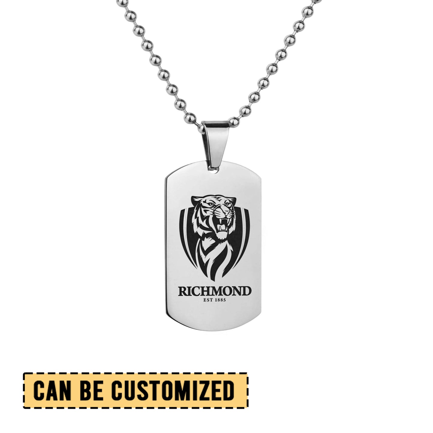 RIC Personalized Custom Necklace Dog Tag