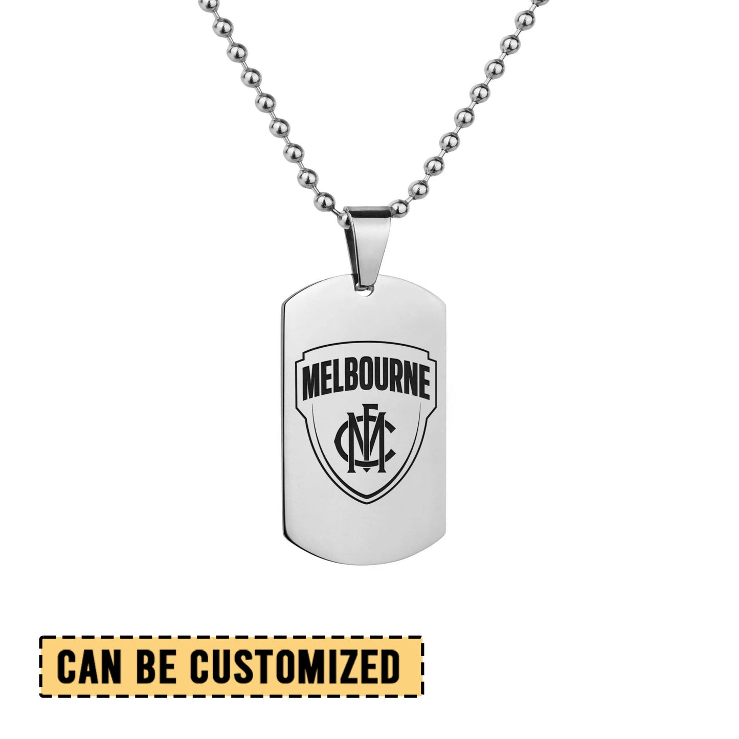 MD Personalized Custom Necklace Dog Tag