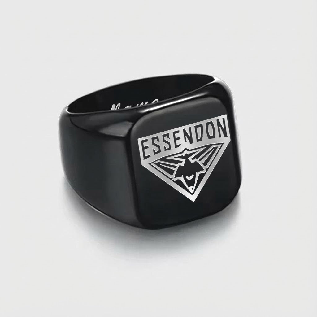 ESS Personalized Custom Stainless Steel Letters Engraved Ring