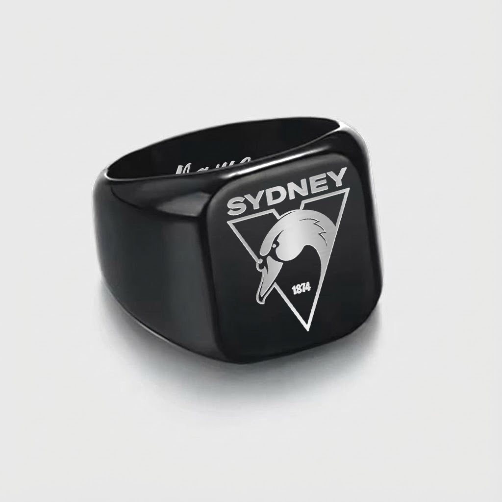 SS Personalized Custom Stainless Steel Letters Engraved Ring