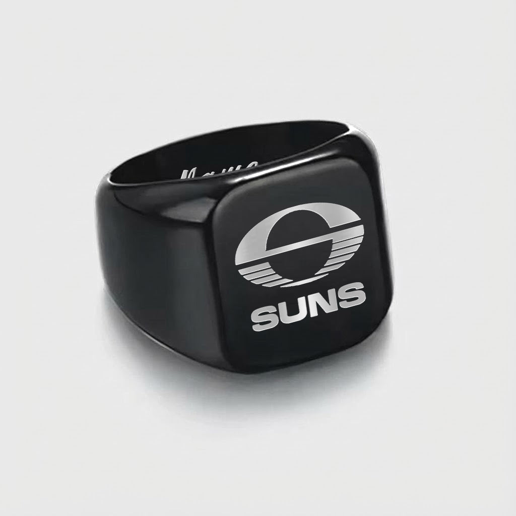 GCS Personalized Custom Stainless Steel Letters Engraved Ring