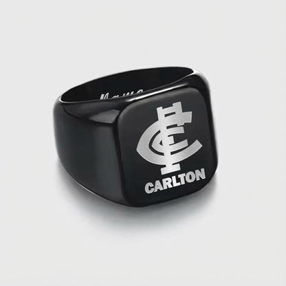 CAR Personalized Custom Stainless Steel Letters Engraved Ring