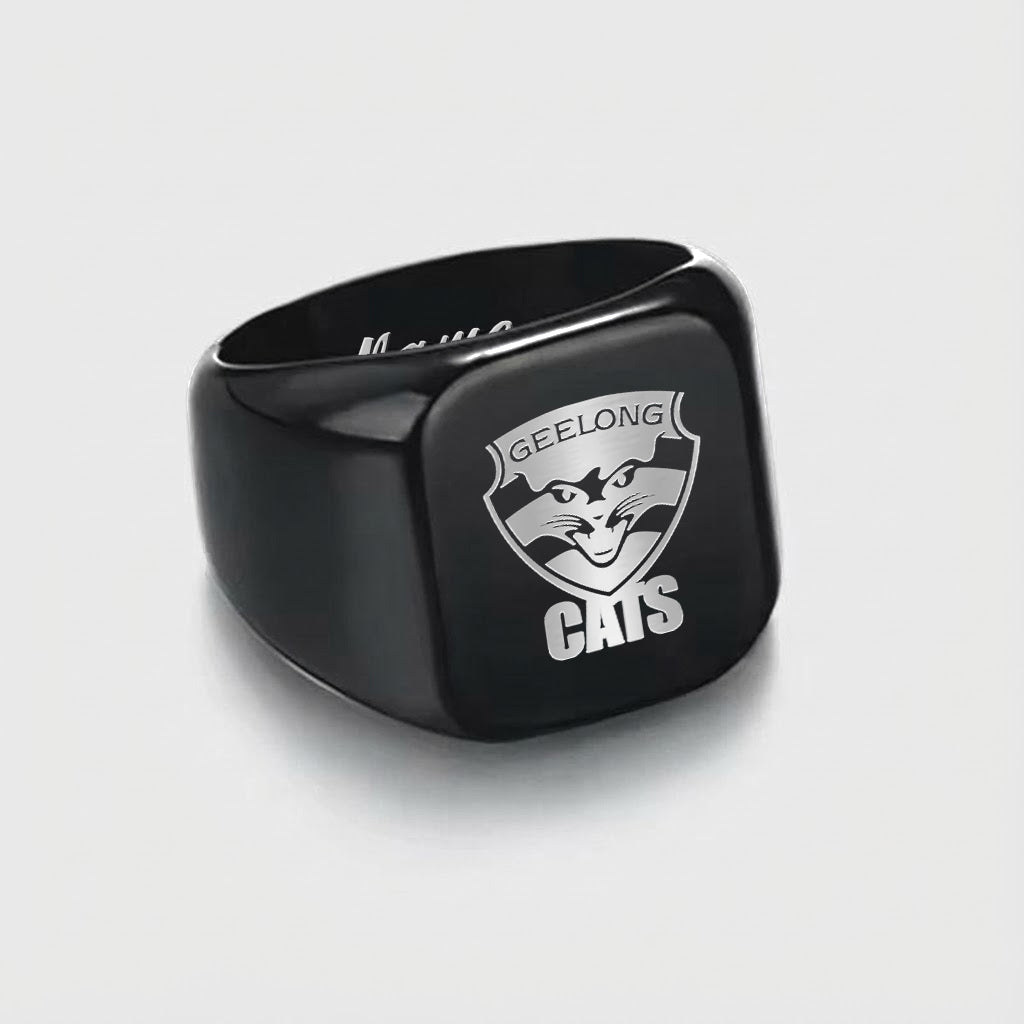 GEE Personalized Custom Stainless Steel Letters Engraved Ring