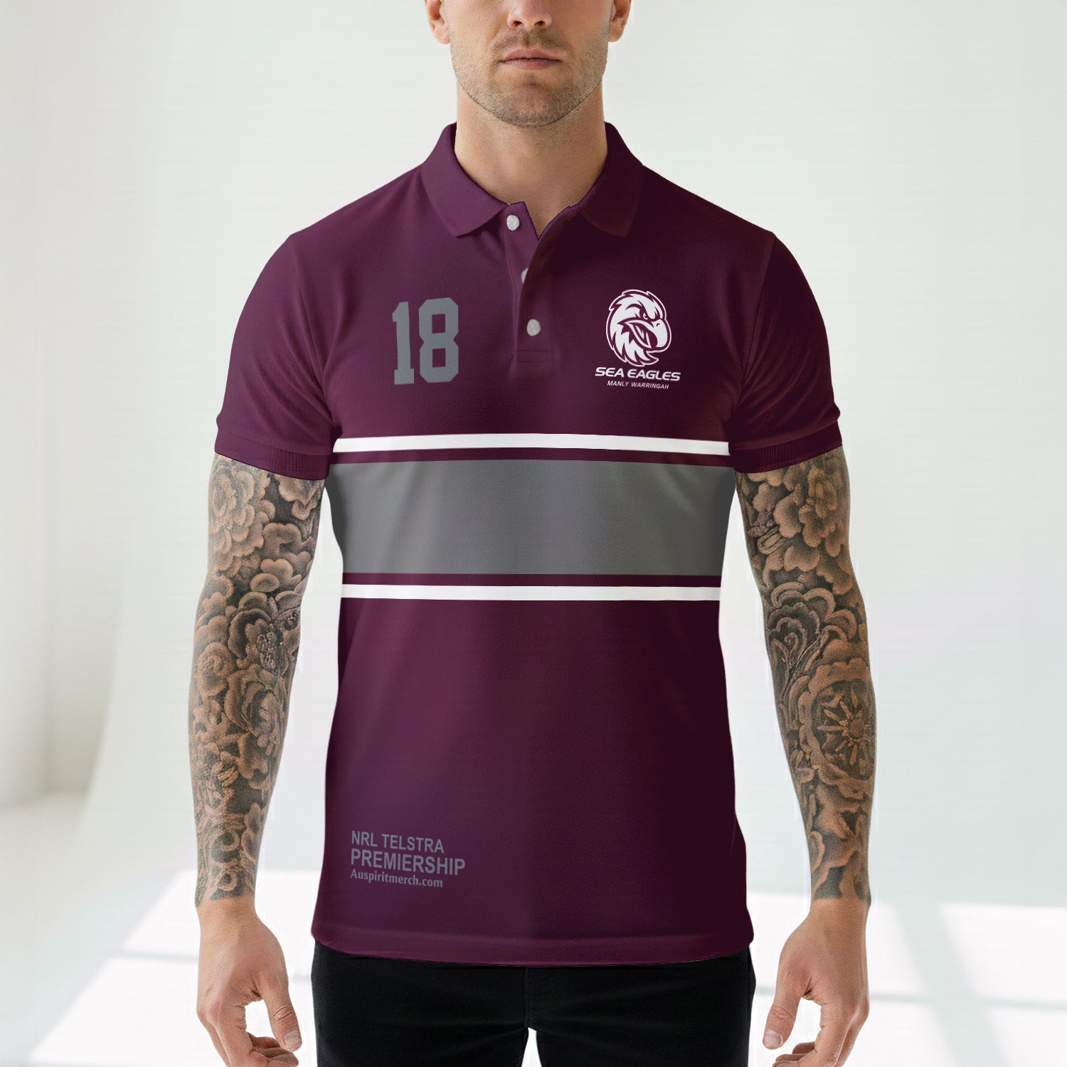 MAN Personalized Custom Polo Shirt 12