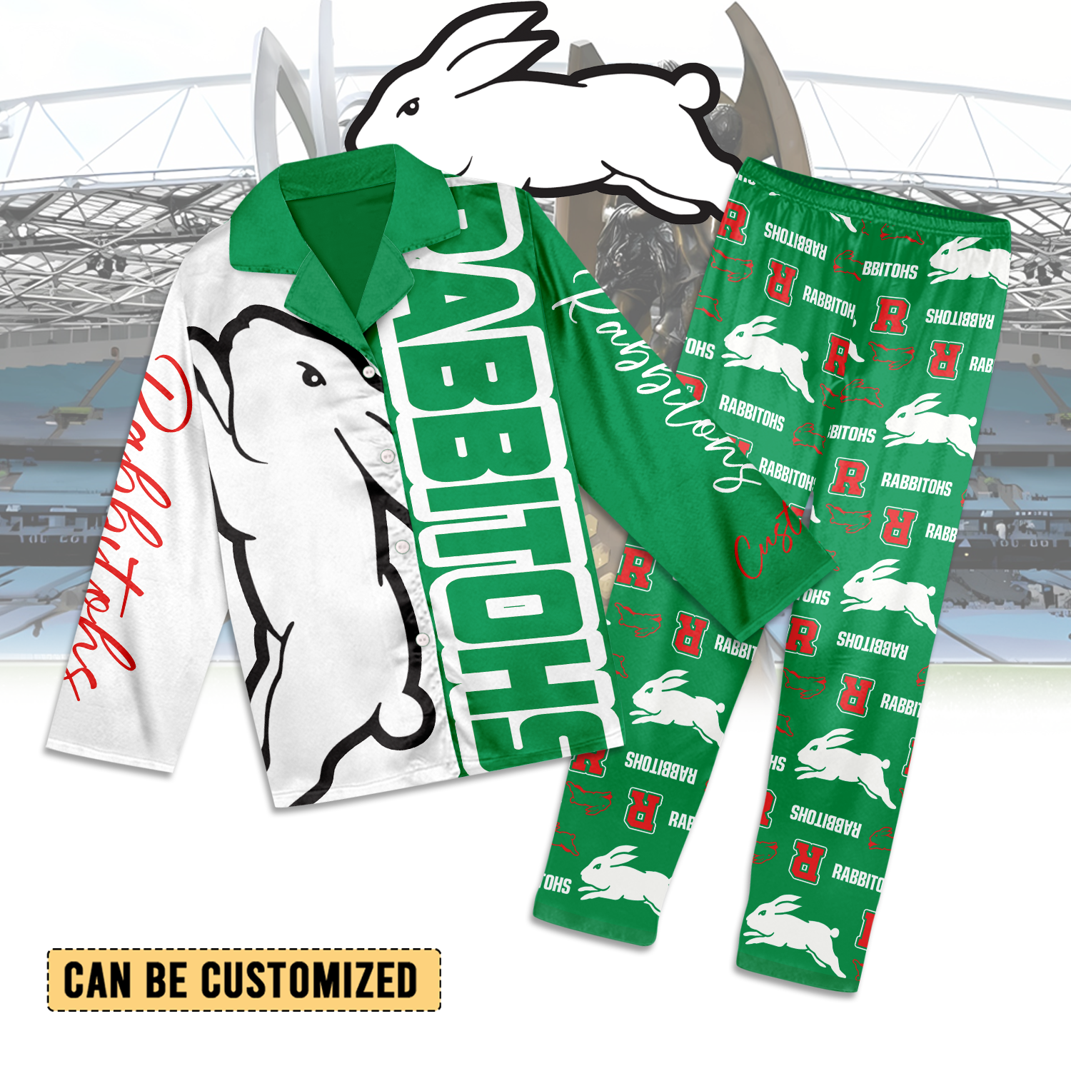 SOU Personalized Custom Long Pajamas Set