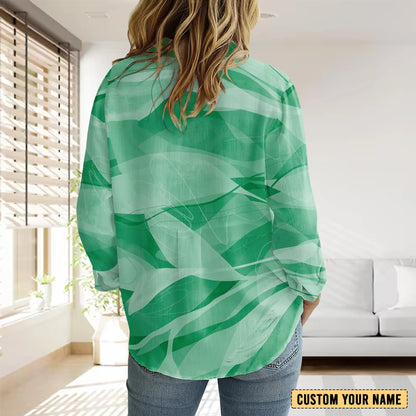 NZL Personalized Custom Women's Casual Shirt 6