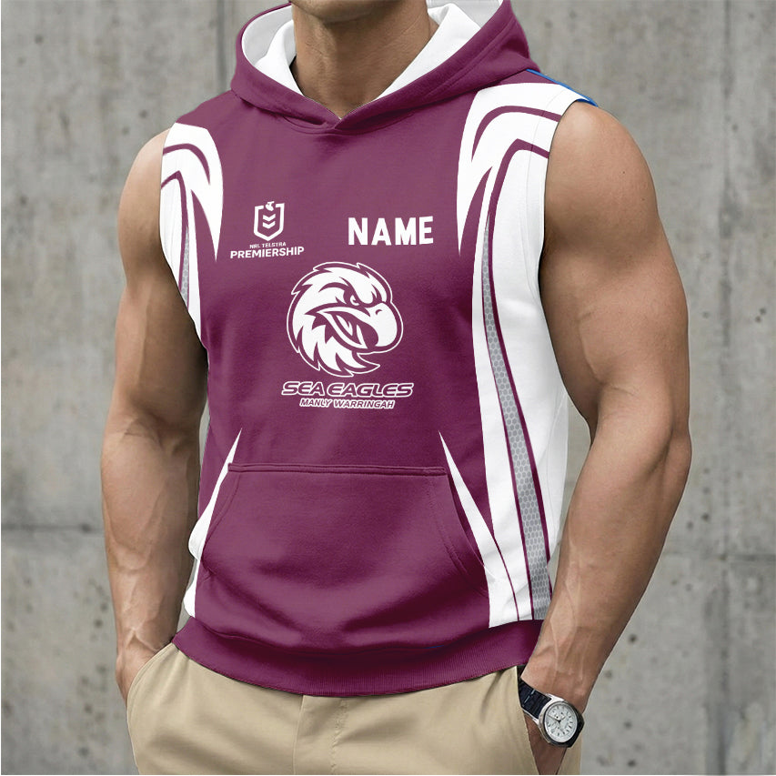 MAN Personalized Custom Hooded Tank Top 2