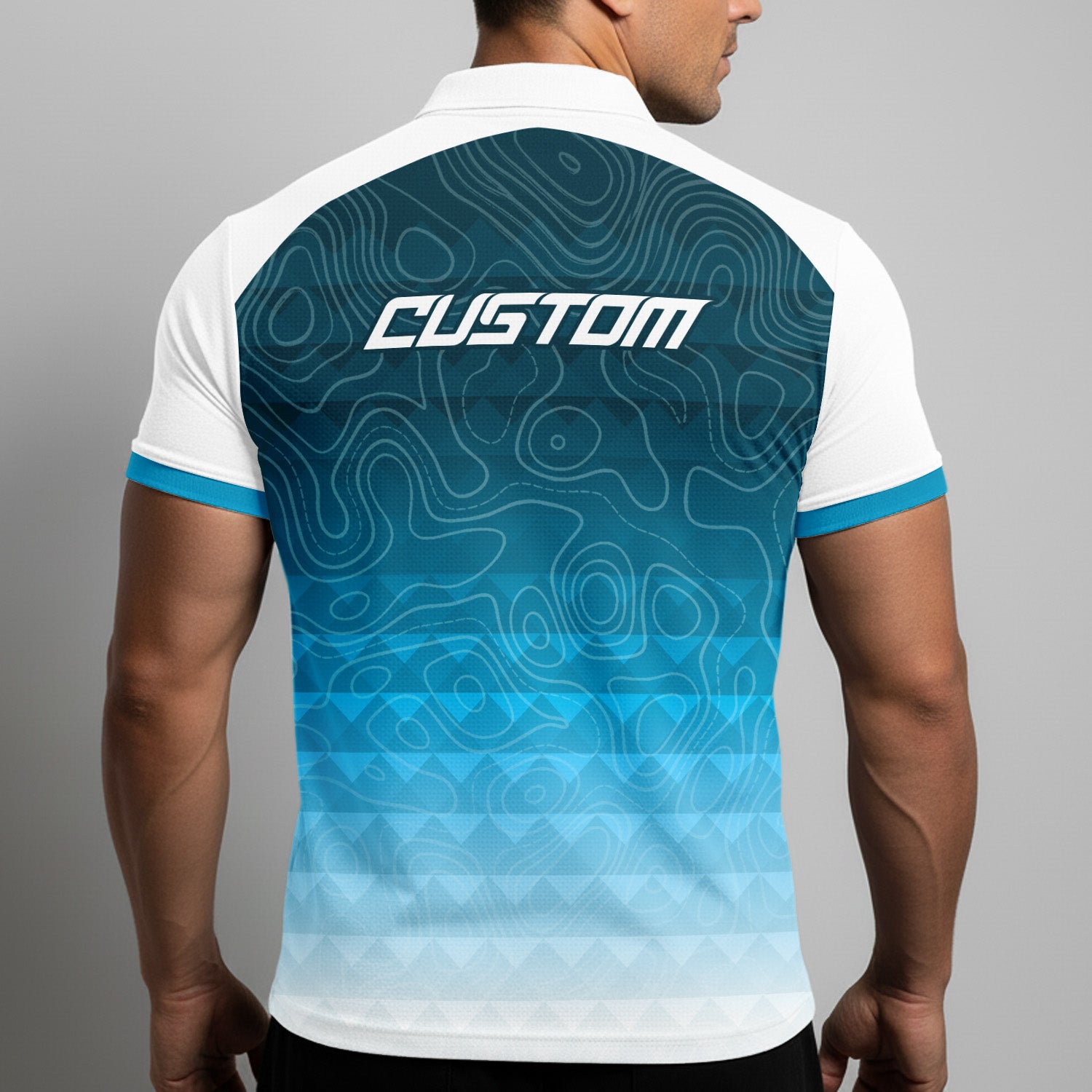 CRO Personalized Custom Zip Polo Shirt 2